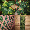 Image of Artificial Laurel Leaf Extendable Trellis Screen 2m x 1m UV Stabilised