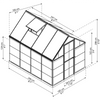 Image of Palram Hybrid Greenhouse 6x8 With Dimensions