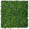 Image of 1m x 1m Square piece of artificial jasmine hedge greenery panel with a dense leaf pattern