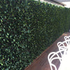 Image of Artificial Laurel Trellis Installed On Deck