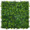 Image of Artificial spring sensation green wall panel on a white background