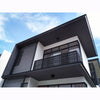 Image of gro wall facade panels installed as balcony balustrade on modern home