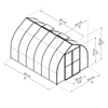 Image of Palram Bella Greenhouse With Dimensions