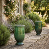 Image of Authentic Green French Olive Jar Planter
