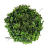 Image of Mixed Fern And Ivy Artificial Green Wall 80cm Black Diameter