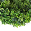 Image of Mixed Fern And Ivy Artificial Green Wall 80cm Black Leaves