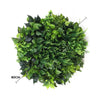 Image of Mixed Fern And Ivy Artificial Green Wall 80cm White Diameter