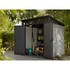 Image of Keter Artisan 7 x 7 Garden Shed (2.1 x 2.2m) With Tools In The Garden