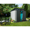 Image of Keter Artisan 7 x 7 Garden Shed (2.1 x 2.2m) Full View In The Garden