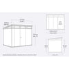 Image of Keter Artisan 9 x 7 Garden Shed Dimensions