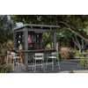 Image of Keter Bar Gazebo - Grey Actual View