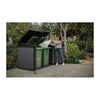 Image of Keter Cortina Mega Shed 2020L Actual View With Garbage Bins