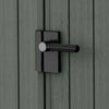 Image of Keter Darwin 4x4 Garden Shed (1.3 x 1.2m) Wood Green Door Knob