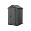 Image of Keter Darwin 4x4 Garden Shed (1.3 x 1.2m) Grey
