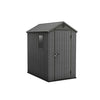 Image of Keter Darwin 4x6 Garden Shed - Grey