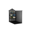 Image of Keter Darwin 4x6 Garden Shed - Grey With Tools