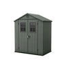 Image of Keter Darwin 6x4 Garden Shed (1.9 x 1.2m) Green