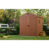 Image of Keter Darwin 6x6 Garden Shed (1.9 x 1.8m) Brown Full View