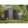 Image of Keter Darwin 6x6 Garden Shed (1.9 x 1.8m) Grey Actual View