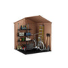 Image of Keter Darwin 6x6 Garden Shed (1.9 x 1.8m) Brown With Tools