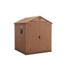 Image of Keter Darwin 6x6 Garden Shed (1.9 x 1.8m) Brown