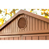 Image of Keter Darwin 6x6 Garden Shed (1.9 x 1.8m) Brown Vent
