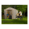 Image of Keter Factor 8 x 11 Garden Shed Actual View With Tools