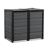 Image of Keter Hideaway Bin Storage Shed 2 Bin