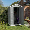 Image of Keter Manor 4x3 Garden Shed - Grey In The Garden