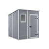 Image of Keter Manor Pent 6x6 Garden Shed - Grey Left Side View