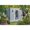 Image of Keter Manor Pent 6x6 Garden Shed - Grey Actual View
