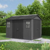 Image of Keter Newton Plus Double Door Shed 7.5x11 (3.4m) In The Garden