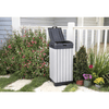 Image of keter rockford outdoor waste bin full view