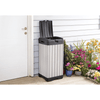 Image of keter rockford outdoor waste bin in the backyard