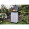 Image of keter rockford outdoor waste bin with waste