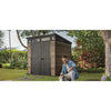 Image of Keter Signature Pent 7x7 Shed - Walnut Look (2.2 x 2.2m) Actual View