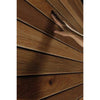 Image of Keter Signature Pent 7x7 Shed - Walnut Look (2.2 x 2.2m) Panel Up Close