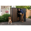 Image of Keter Signature Vertical Shed Walnut Outdoor