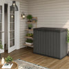 Image of Keter Store It Out Darwin 1150L Grey Full View On Patio