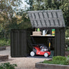 Image of Keter Store It Out Max Shed 1200L Black/Grey With Tools In The Garden Full View