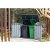 Image of Keter Store It Out Prime Shed 880L With Trash Bins