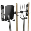 Image of Keter Wall Mount Tool Organizer with Tools Hanging Close Up View