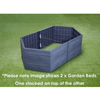 Image of Garantia Large Hex ERGO Raised Garden Bed Full View