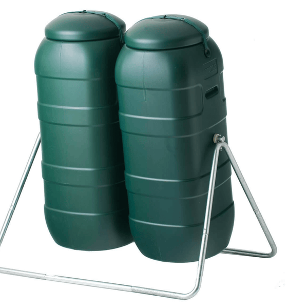 Maze 200L Twin Compost Tumbler Vertical Gardens Direct