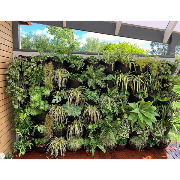 Photo inspiration: Visual Reference: Maze Extra Large Vertical Garden 3 Pot Wall Planter Kit