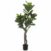Image of Faux Fiddle Leaf Fig Tree Main View