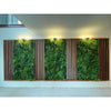 Image of Artificial Country Fern Recycled Vertical Garden Panel Installed Indoor Full View