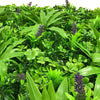 Image of Close up image of the leaves and foliages of the Artificial Lavandula Vertical Garden Plant Wall Screening Panel