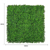 Image of Artificial Deluxe Buxus Hedge Wall Panel 1m x 1m UV Stabilised Dimensions