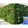 Image of Evergreen Rainforest Recycled Artificial Green Wall Panel installed outdoors alongside a pavement